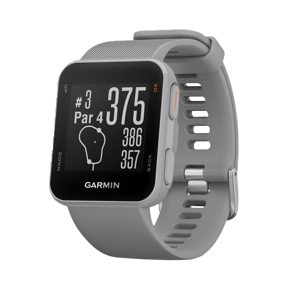 Garmin Approach S10 golf GPS smartwatch, Powder Gray, rangefinder