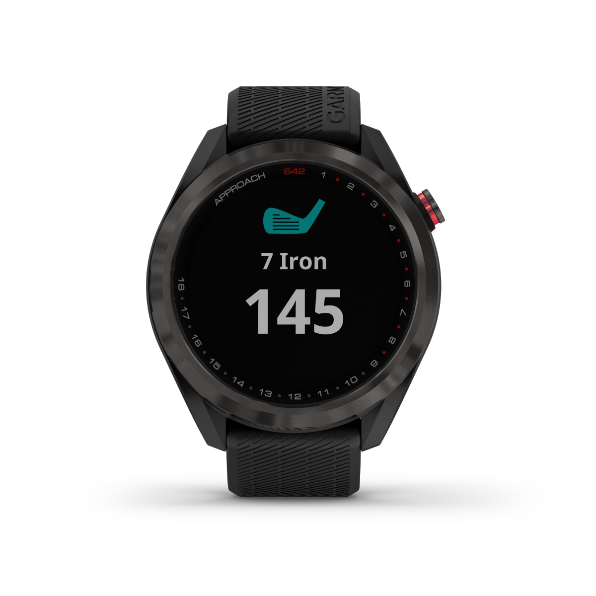 Garmin Approach S42, Black, Golf GPS Smartwatch & Rangefinder (Garmin Certified Refurbished) by Garmin