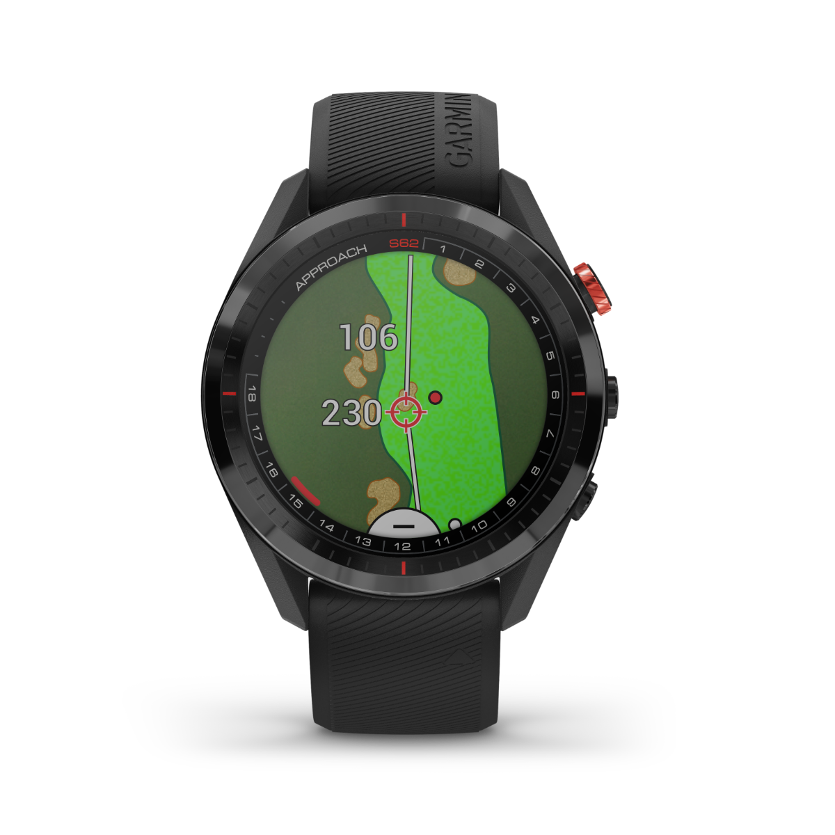 Garmin Approach S62, Black, Golf GPS Smartwatch & Rangefinder (010-02200-00) by Garmin