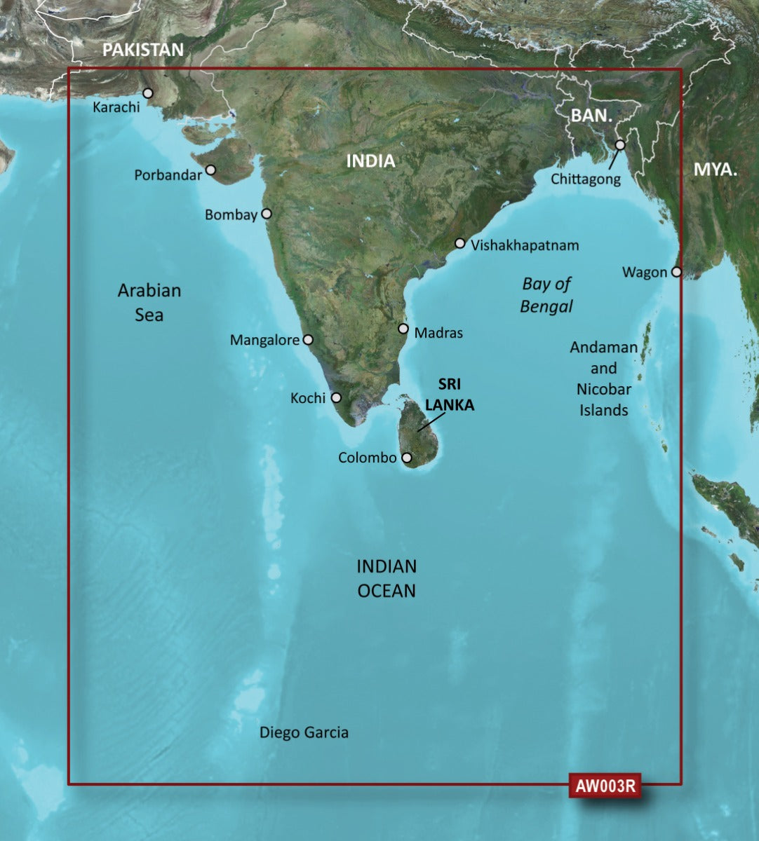 Garmin Bluechart G2 Vision Indian Subcontinent (010-C0755-00) by Garmin