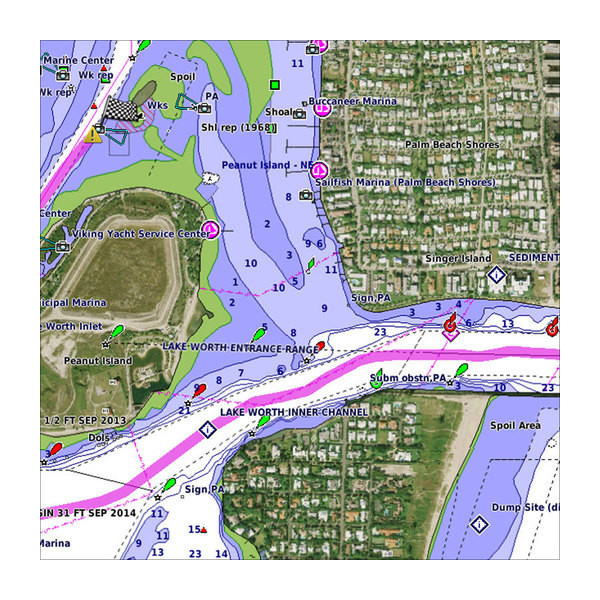 Garmin BlueChart g3 Vision coastal map card for Les Mechins to St. George's Bay, microSD/SD VCA007R