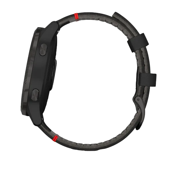 Garmin Legacy Saga Darth Vader GPS smartwatch, certified refurbished, black case with gray strap