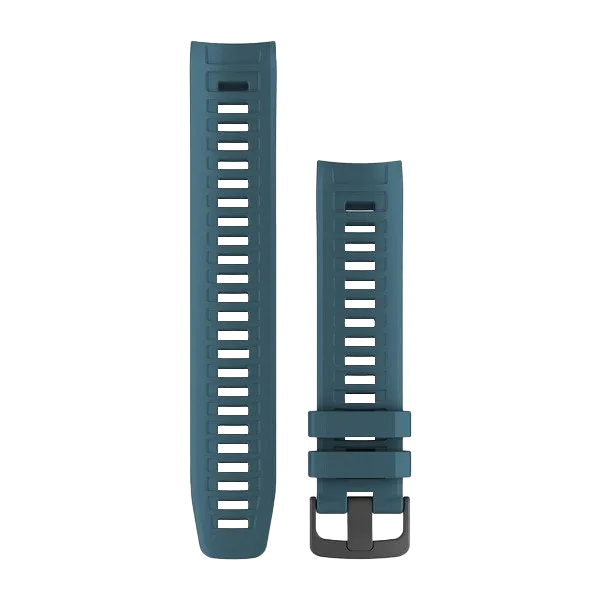 Garmin watch bands Lakeside Blue pair with adjustable straps and buckle