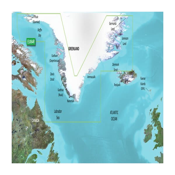 Garmin Greenland Charts BlueChart g3 | HXEU064R | microSD/SD by Garmin