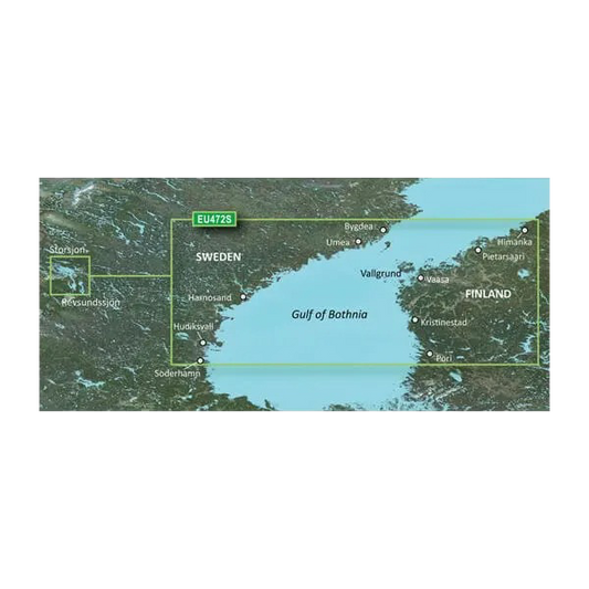 Garmin Gulf of Bothnia, Center Charts BlueChart g3 Vision | VEU472S | microSD/SD by Garmin