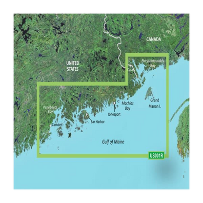 Garmin U.S., Maine, North Coastal Charts BlueChart g3 Vision | VUS001R | microSD/SD by Garmin