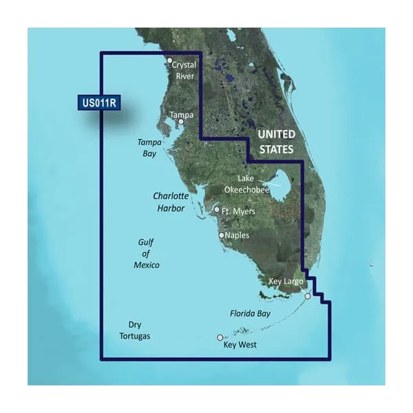 Garmin U.S., Southwest Florida Coastal Charts BlueChart g3 Vision | VUS011R | microSD/SD by Garmin