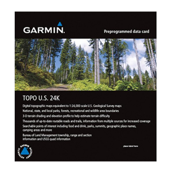 Garmin TOPO U.S. 24K West microSD Card by Garmin