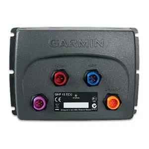 Garmin GHP 12 ECU transducer with red, blue, purple and orange ports for marine tower speakers