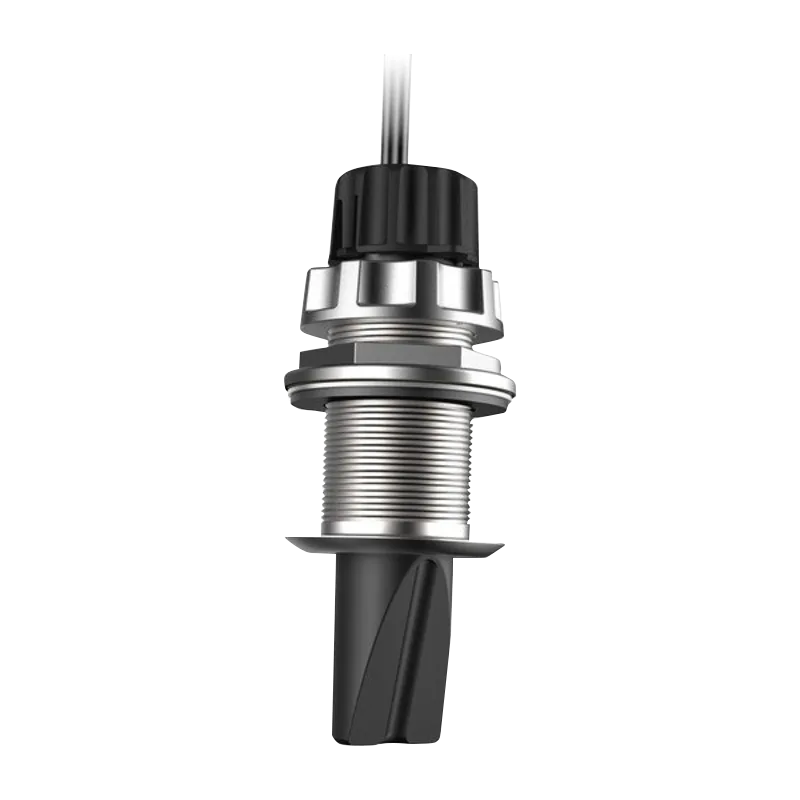 Garmin Panoptix PS51-TH transducer for EchoMap; silver threaded housing with black tip