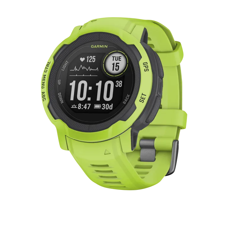 Garmin Instinct 2, Electric Lime (Garmin Certified Refurbished) by Garmin