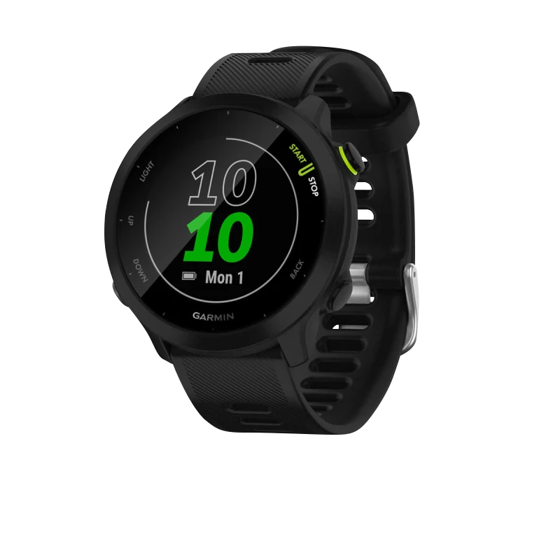 Garmin Forerunner 55 Smartwatch, Black, Certified Refurbished