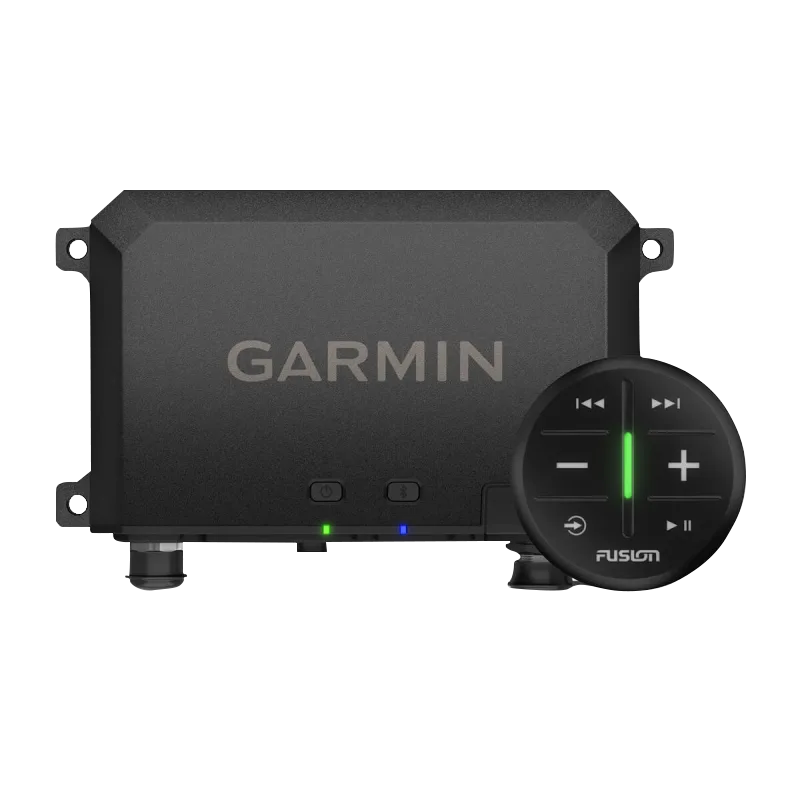 Garmin Tread Audio System with Fusion LED remote controller, black two-piece set (010-02646-01)