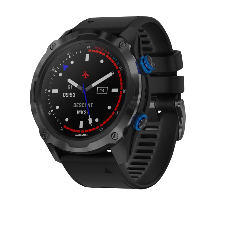 Garmin Descent Mk2i Titanium Carbon Gray DLC with Black Band (Garmin Certified Refurbished) by Garmin