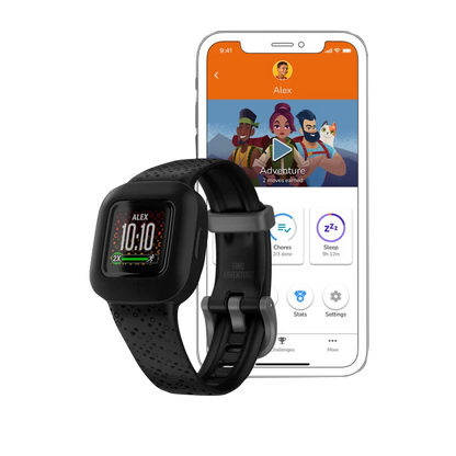 Garmin Vívofit jr. 3, Black Cosmic Watch for Kids (Garmin Certified Refurbished) by Garmin