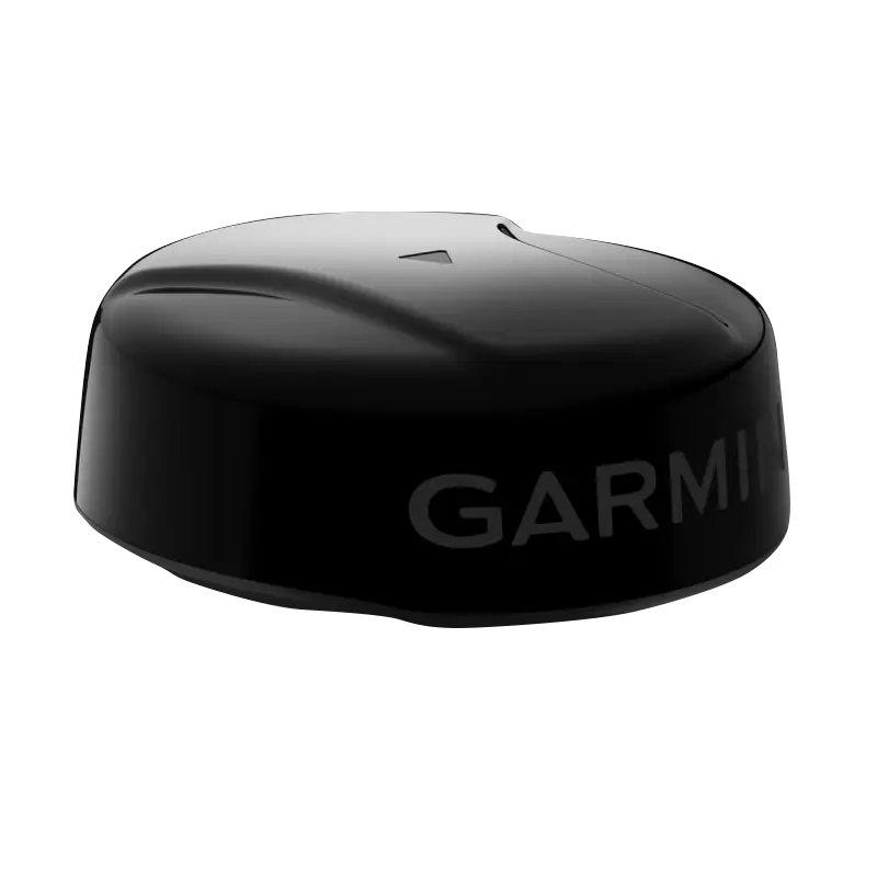Garmin GMR Fantom 18x/24x dome radar radome black with visible Garmin logo.