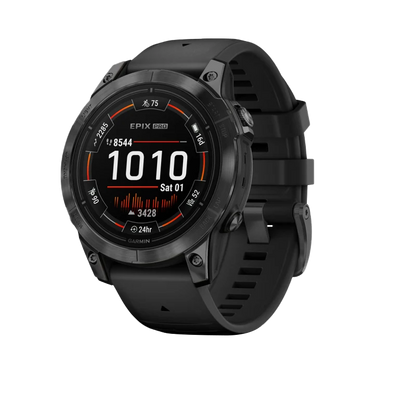 Garmin Epix Pro (Gen 2), 47 mm Standard Edition Slate Gray with Black Band (010-02803-00) by Garmin
