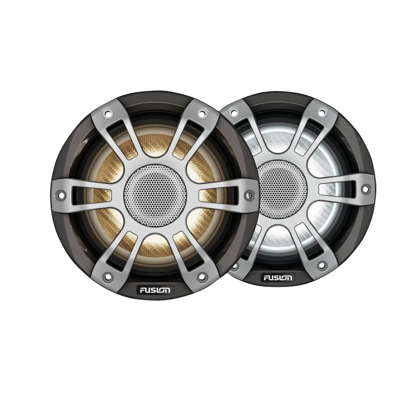 Garmin Fusion Signature Series 3i Marine Coaxial Speakers 6.5" 230-watt CRGBW Coaxial Sports Gray Marine Speakers (Pair) (010-02771-11) by Garmin