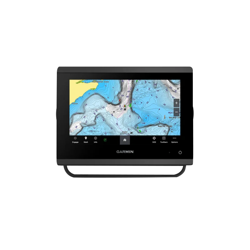 Garmin GPSMAP 743xsv marine chartplotter with SideVü, ClearVü and traditional CHIRP sonar and mapping