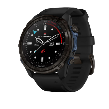 Garmin Descent Mk3i, 51 mm Carbon Gray DLC Titanium with Black Silicone Band (010-02752-10) by Garmin