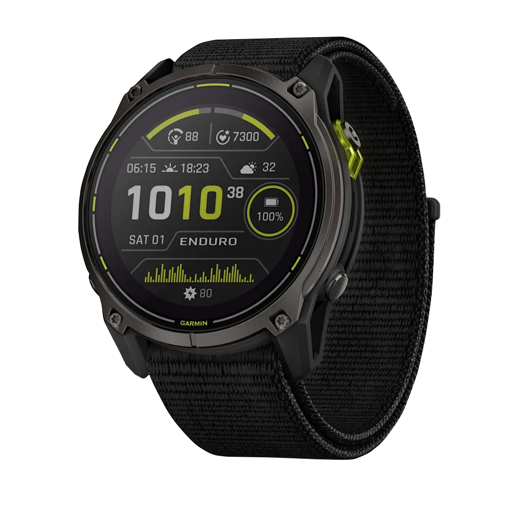 Garmin Enduro 3 Black ultraperformance GPS smartwatch with fabric strap