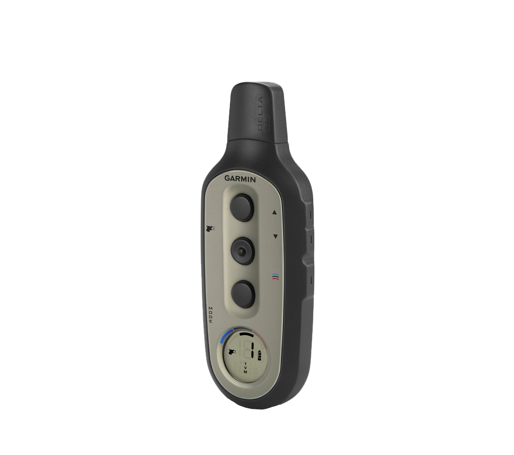 Garmin Delta Sport XC handheld dog training device, black and gray, refurbished