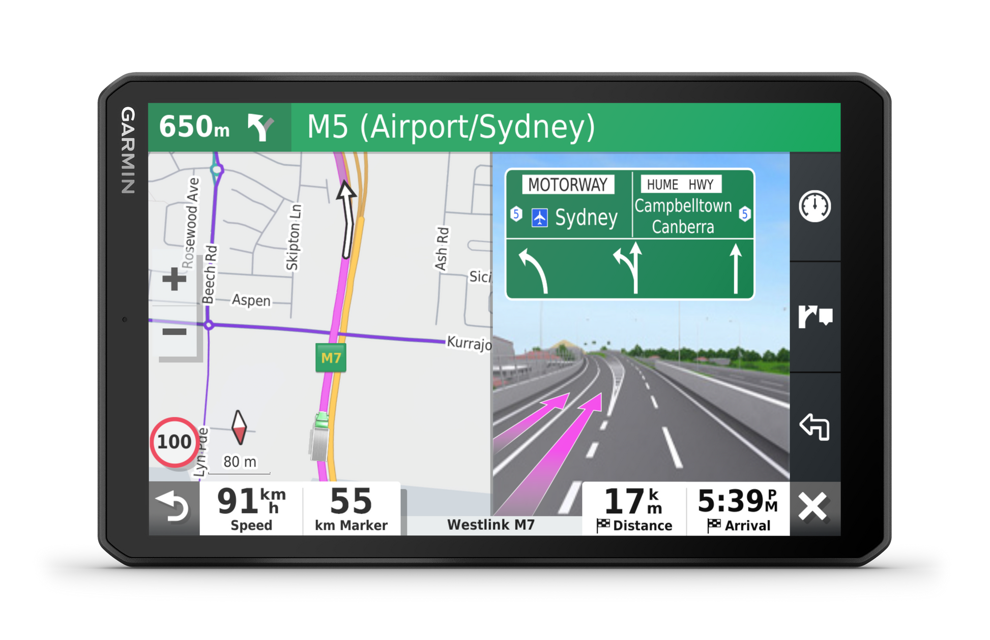Garmin Dezl OTR800, Trucking GPS Navigator with 8-inch Screen (Garmin Certified Refurbished) by Garmin