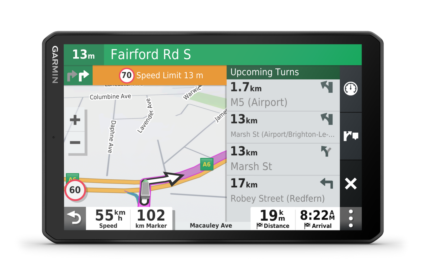 Garmin Dezl OTR800, Trucking GPS Navigator with 8-inch Screen (Garmin Certified Refurbished) by Garmin