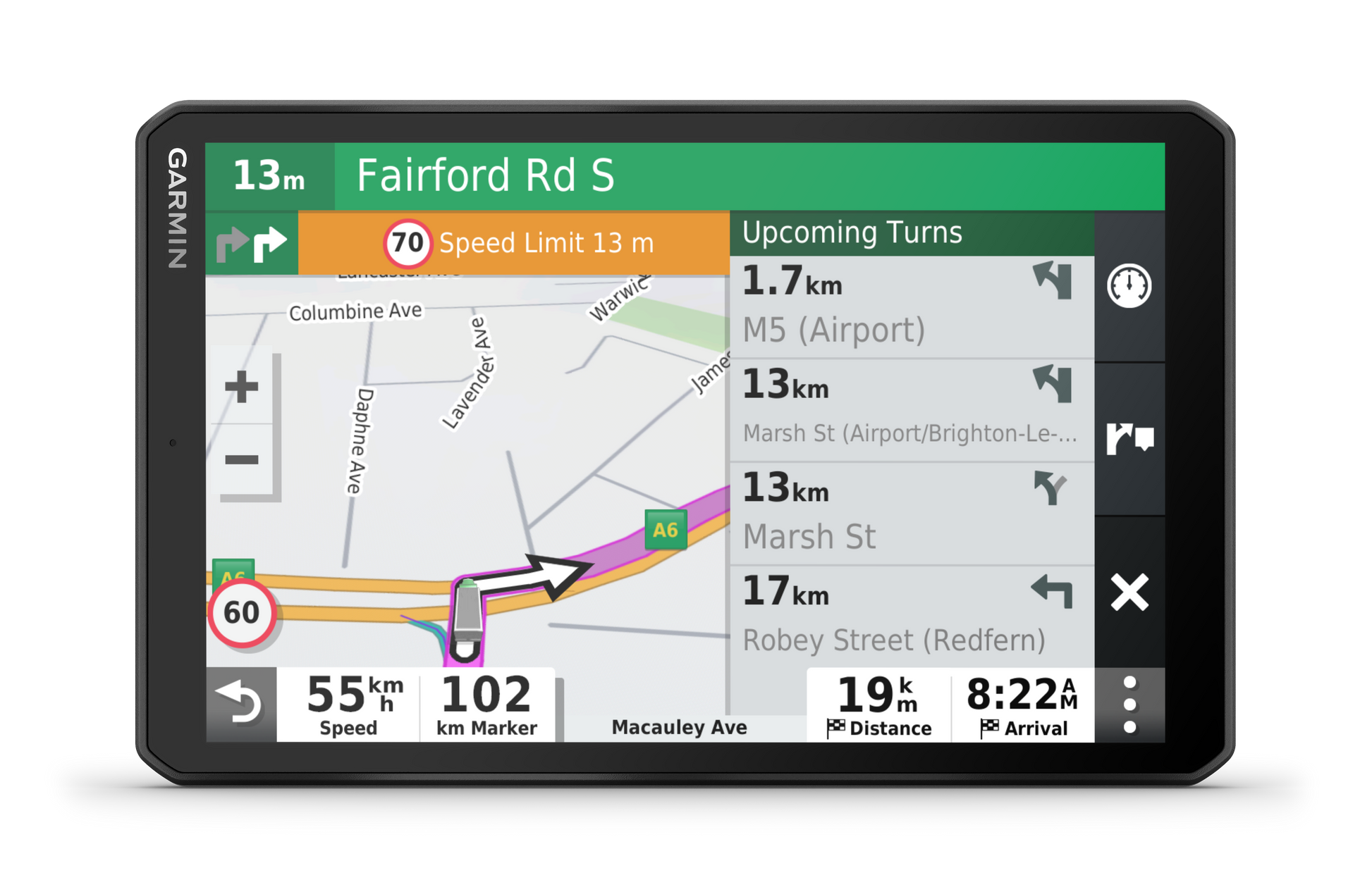Garmin Dezl OTR800, Trucking GPS Navigator with 8-inch Screen (Garmin Certified Refurbished) by Garmin