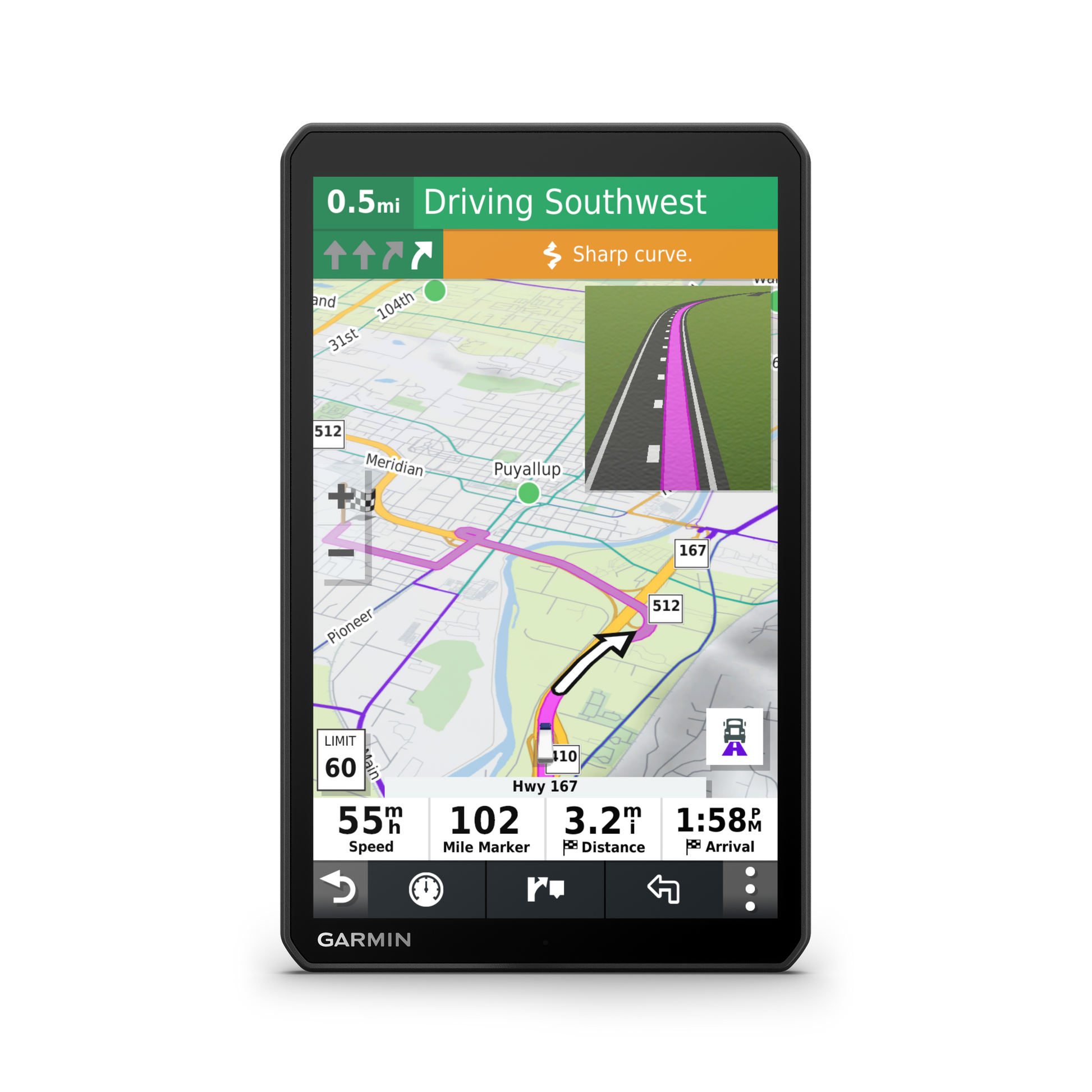 Garmin Dezl OTR800, Trucking GPS Navigator with 8-inch Screen (Garmin Certified Refurbished) by Garmin