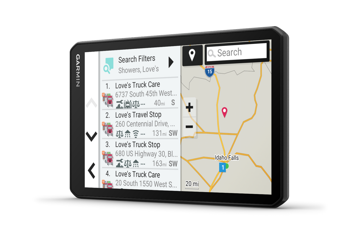 Garmin Dezl OTR710 trucking GPS navigator, 7-inch screen, certified refurbished