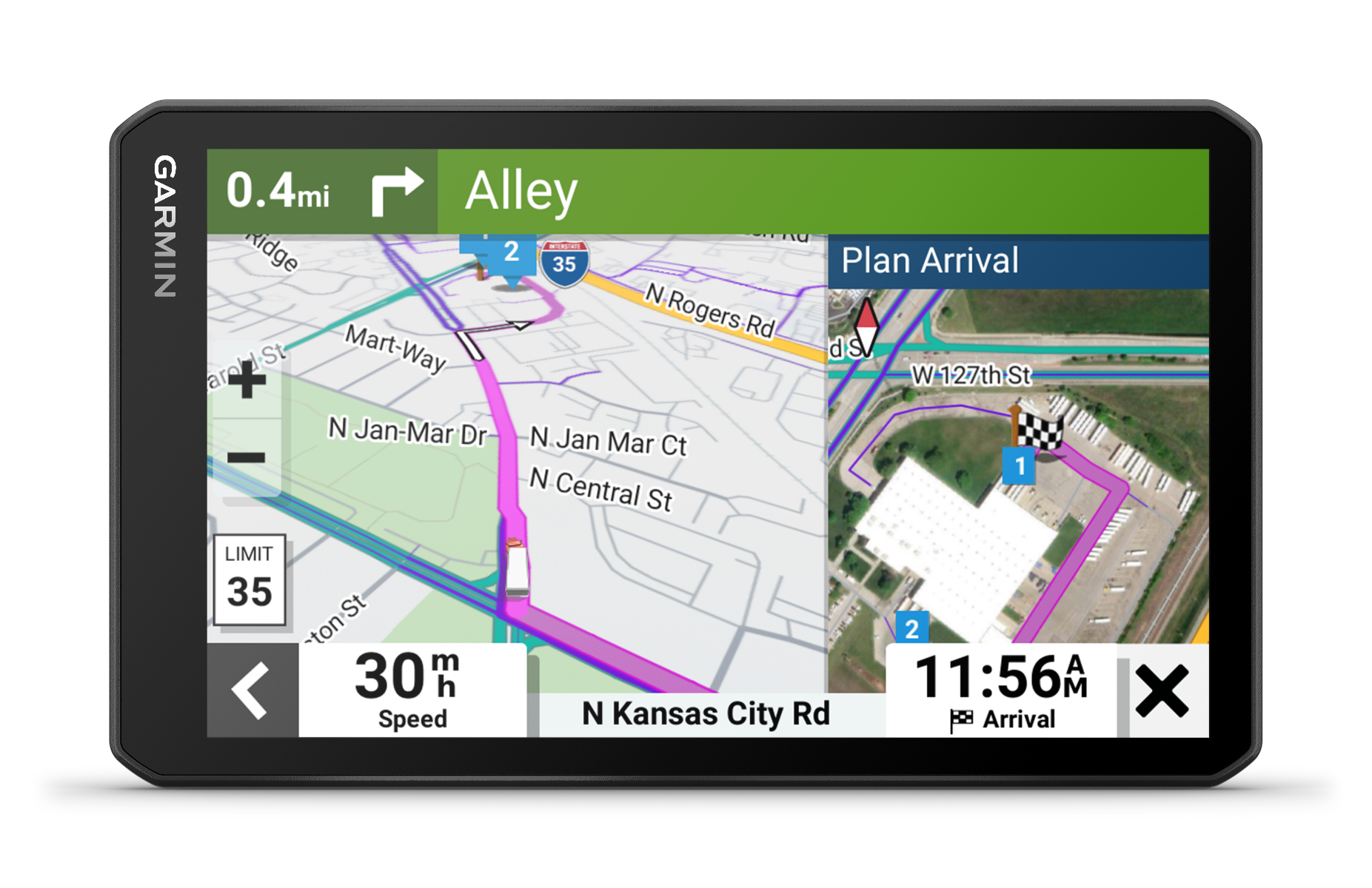Garmin Dezl OTR710, Trucking GPS Navigator with 7-inch Screen (Garmin Certified Refurbished) by Garmin