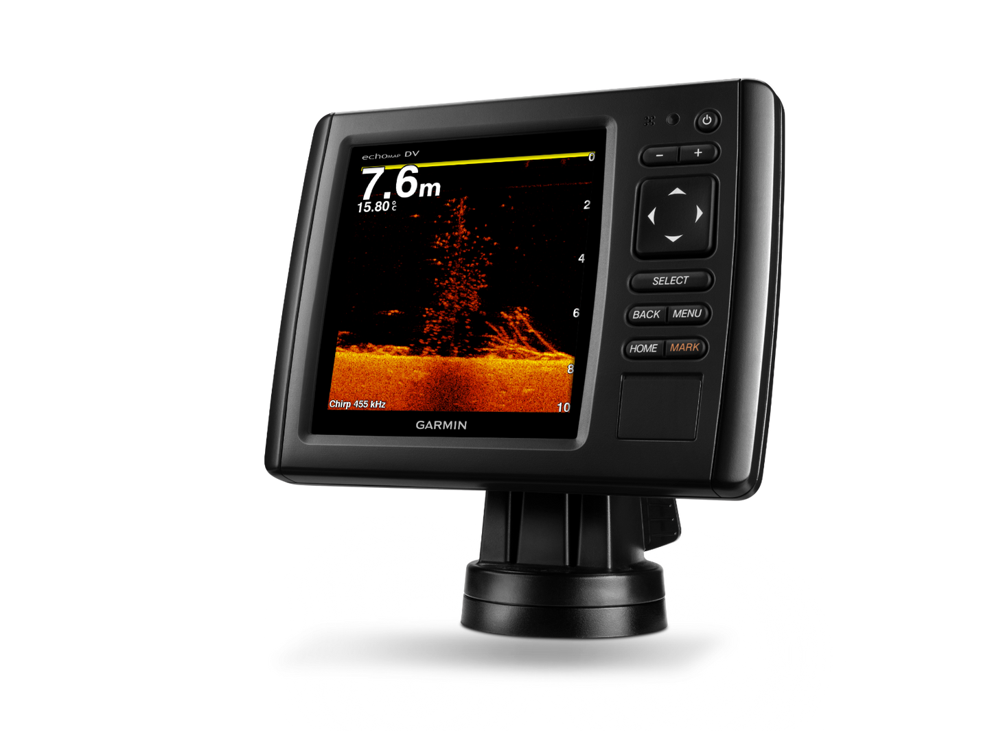 Garmin ECHOMAP CHIRP 52cv marine chartplotter with transducer