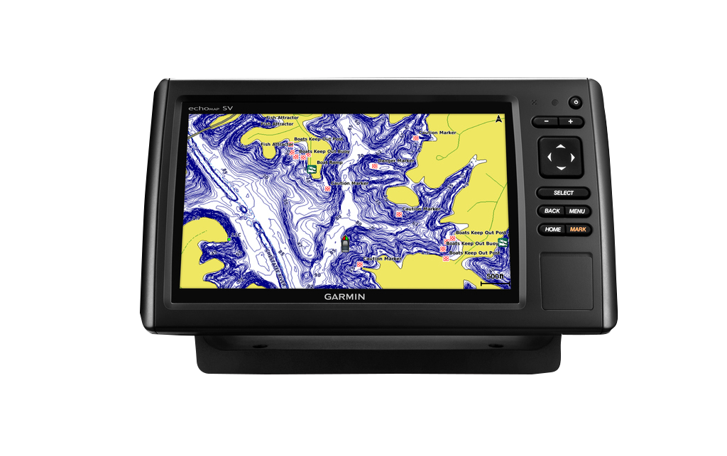 Garmin ECHOMAP CHIRP 93sv w/ Transducer (010-01804-01) by Garmin