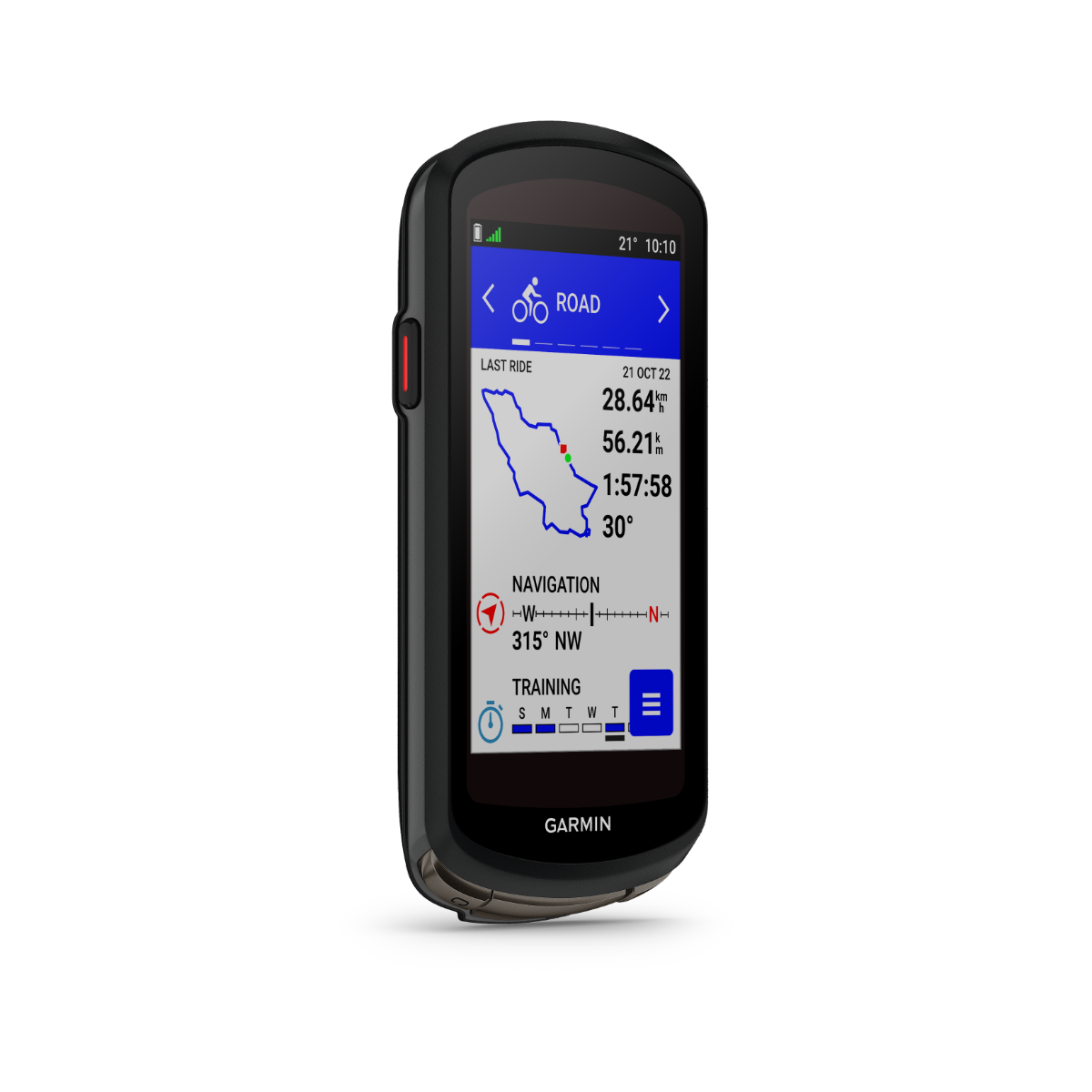 Garmin Edge 1040 Solar bike computer, black GPS navigation with map display