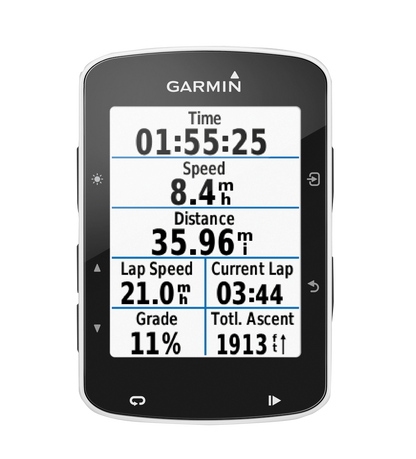 Garmin Edge 520 Bundle, Smart Biking Computer for Cyclists (010-01369-00) by Garmin