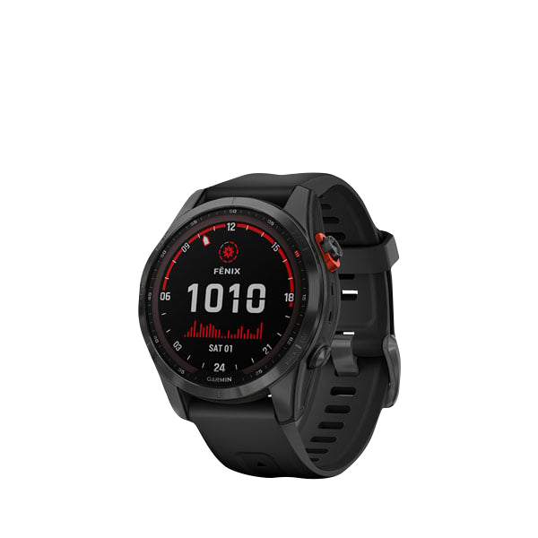Garmin Fenix 7S Solar, Slate Gray w/ Black Band (Garmin Certified Refurbished) by Garmin