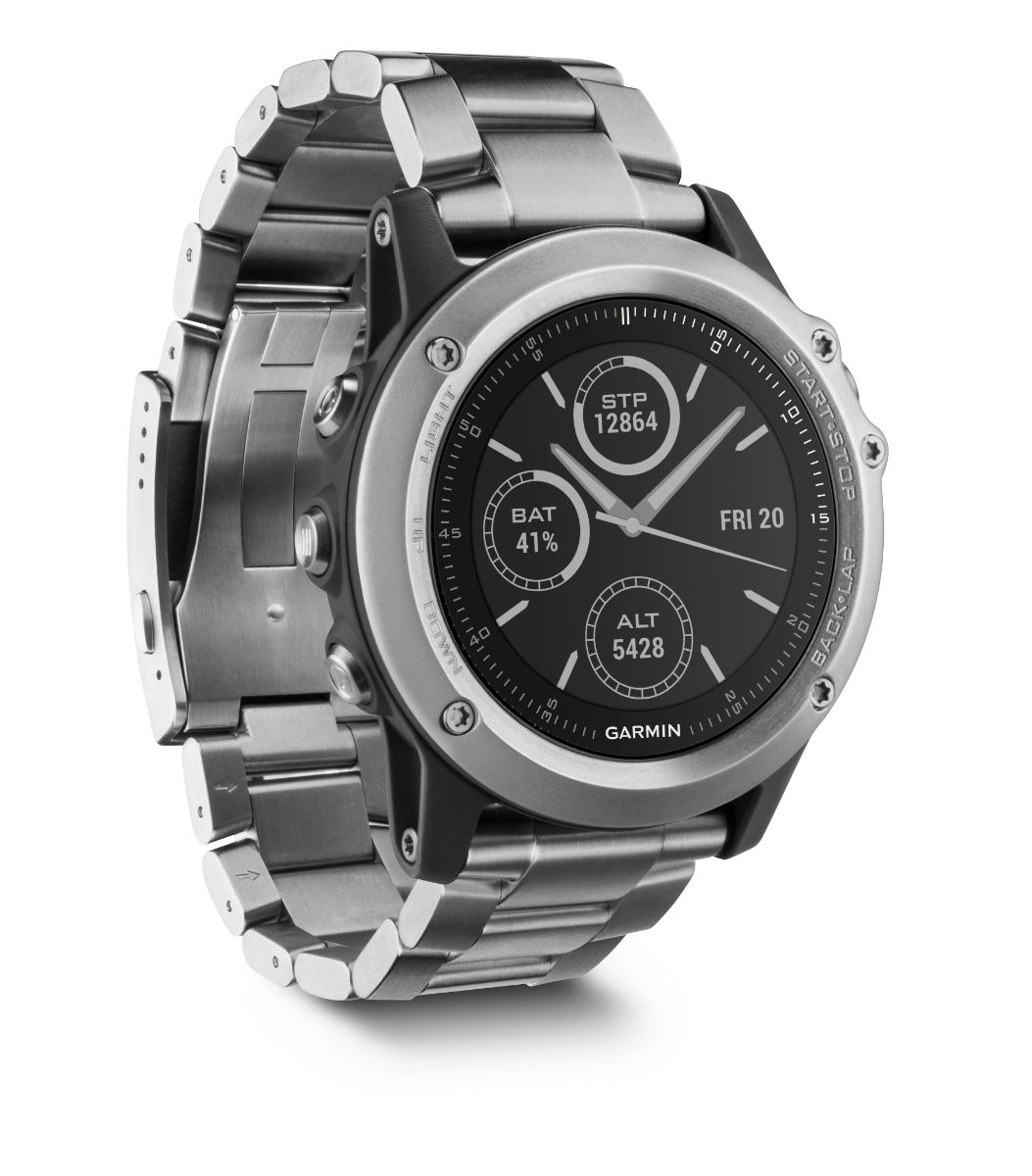 Garmin Fenix 3 Sapphire, Titanium (010-01338-40) by Garmin
