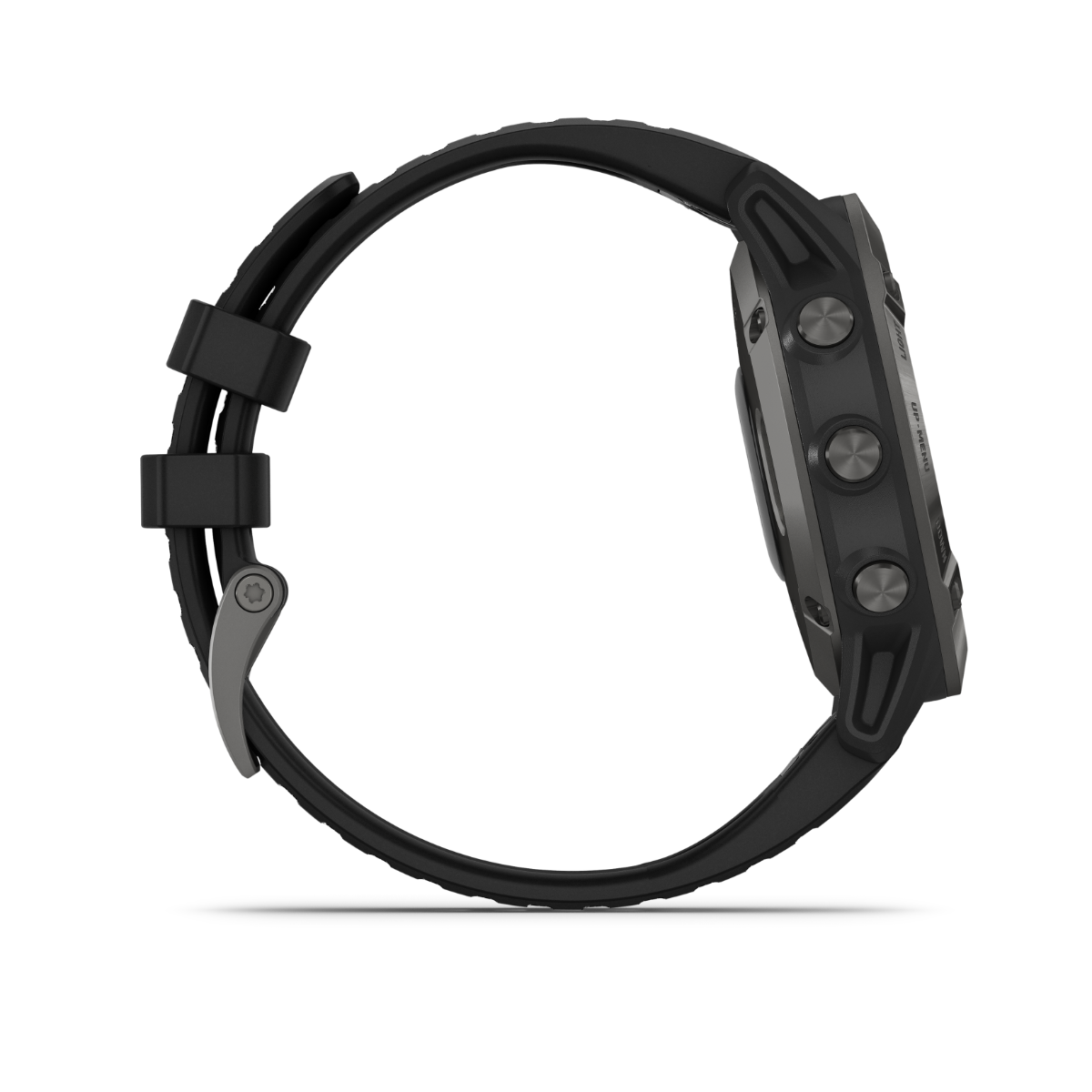 Garmin Fenix 6 Pro smart watch with black band and black case
