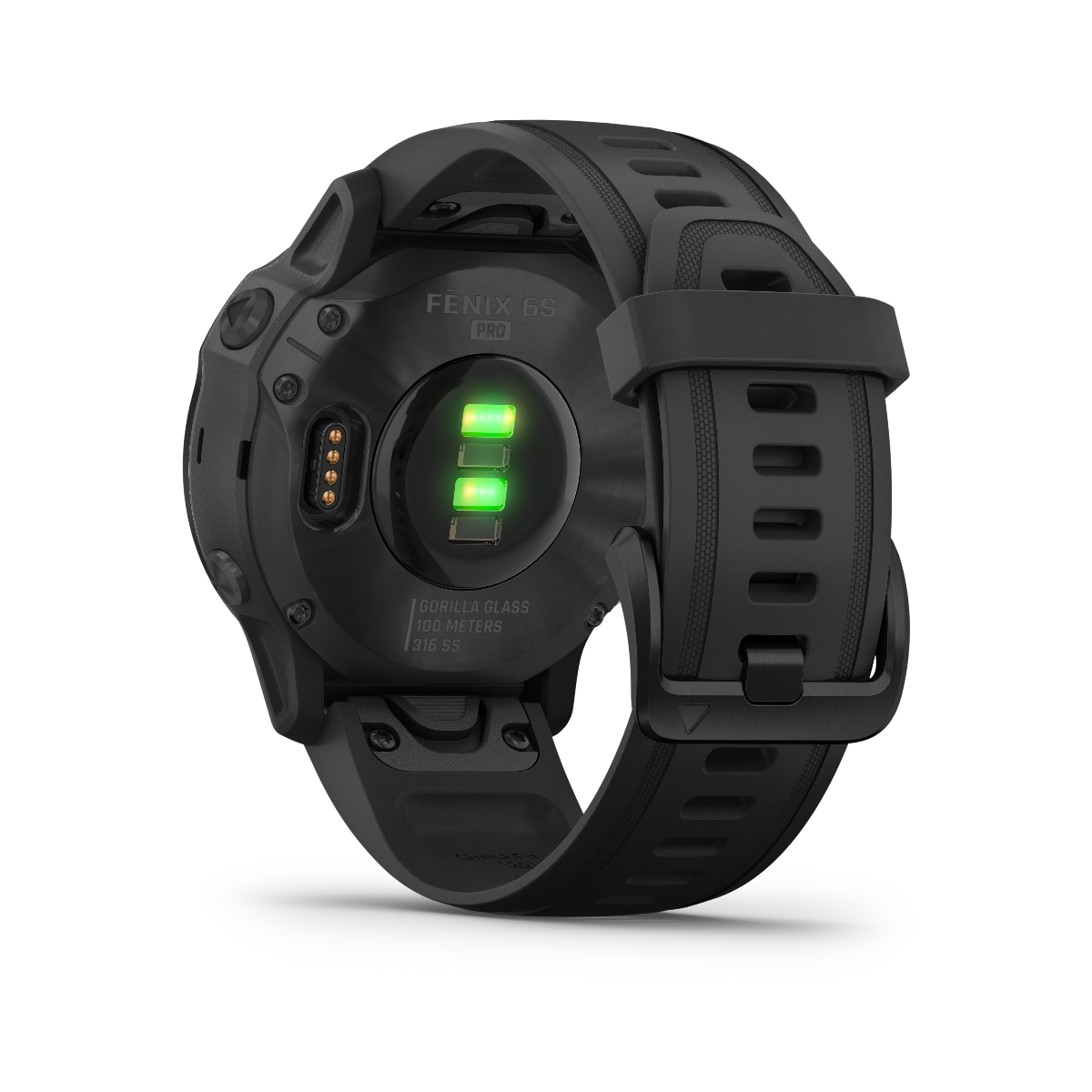 Garmin Fenix 6S Pro, Black Bezel with Black Band, GPS Smartwatch (Garmin Certified Refurbished) by Garmin