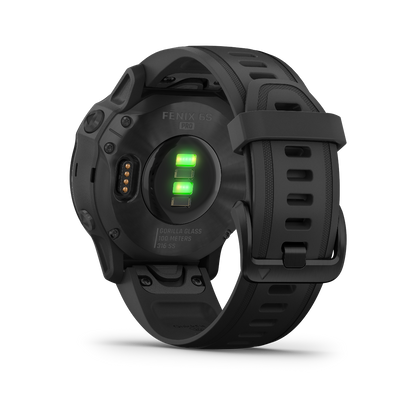 Garmin Fenix 6S Pro, Black Bezel with Black Band, GPS Smartwatch (Garmin Certified Refurbished) by Garmin