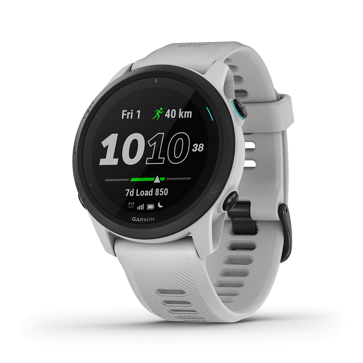 Garmin Forerunner 745 Whitestone GPS running and triathlon smartwatch, certified refurbished