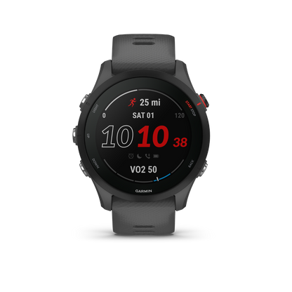 Garmin Forerunner 255, Slate Gray, Premium Fitness GPS Smartwatch for Runners (Garmin Certified Refurbished) by Garmin