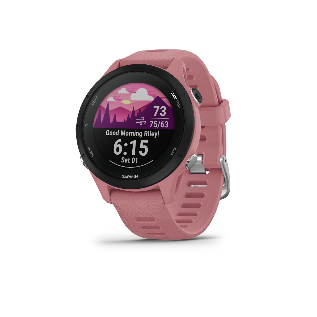 Garmin Forerunner 255S, Light Pink, Premium Fitness GPS Smartwatch for Runners (010-02641-03) by Garmin