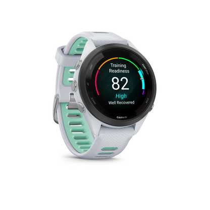 Garmin Forerunner 265S, Black Bezel with Whitestone/Neo Tropic (Garmin Certified Refurbished) by Garmin