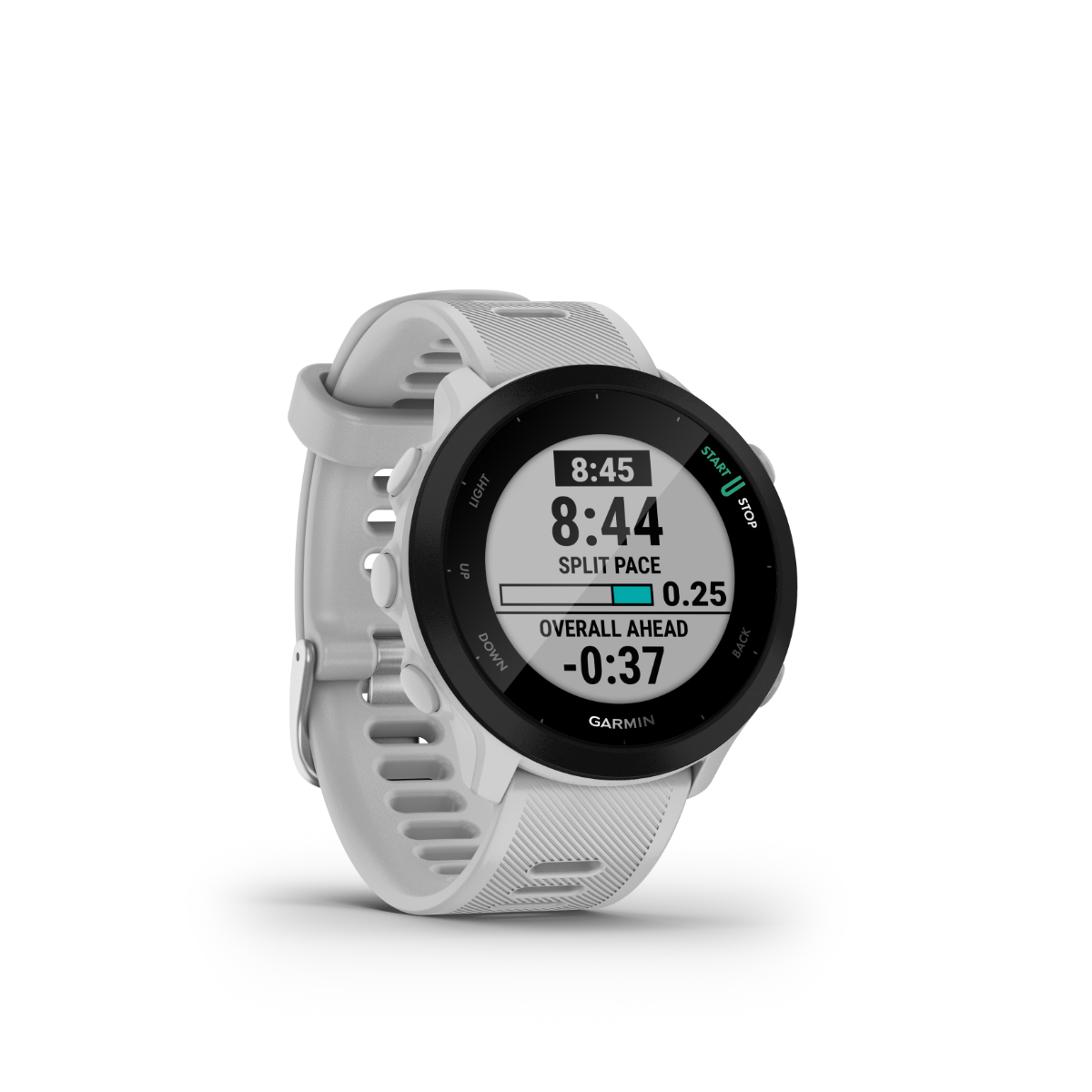 Garmin Forerunner 55, White, GPS Fitness Smartwatch (010-02562-01) by Garmin