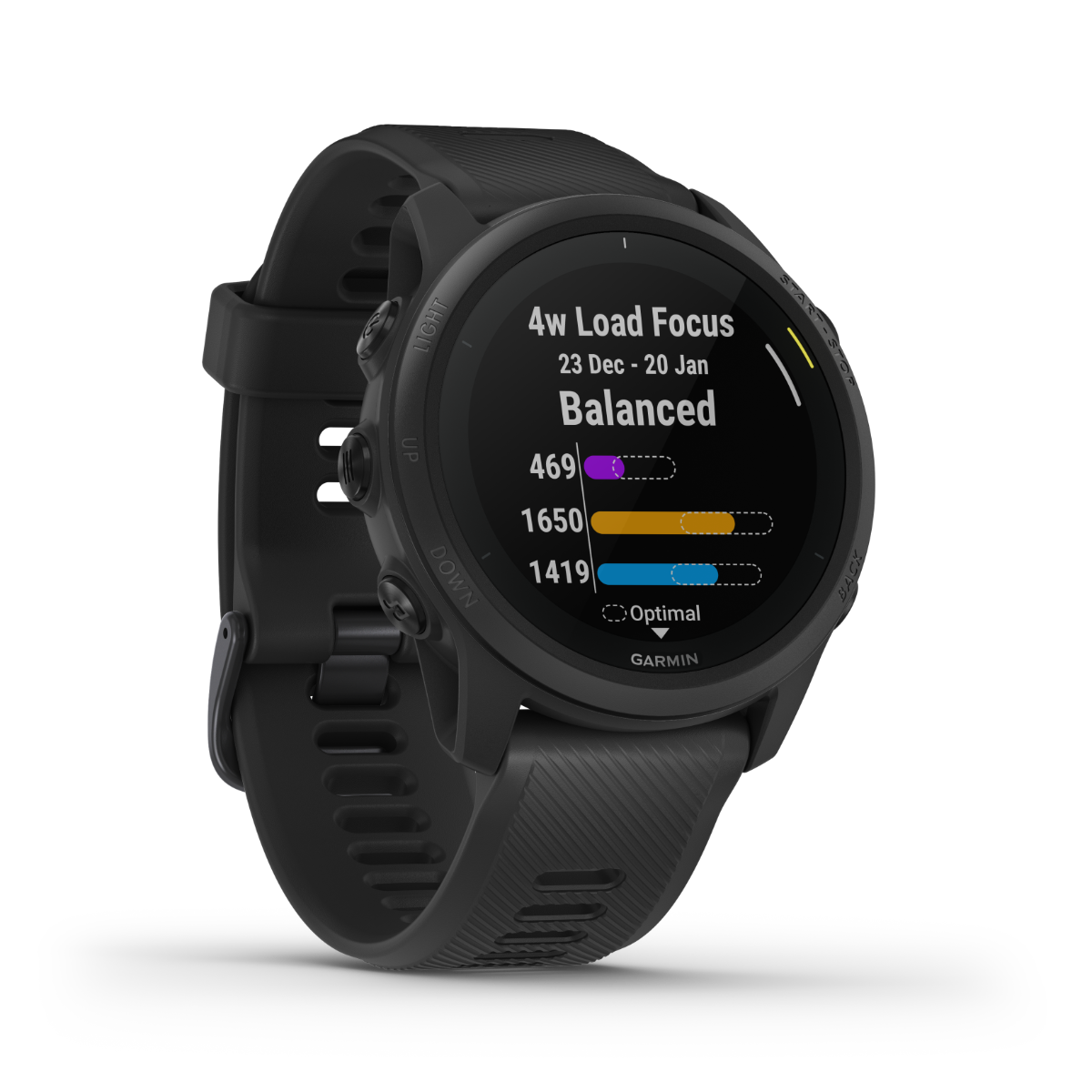 Garmin Forerunner 745 Black GPS smartwatch, refurbished