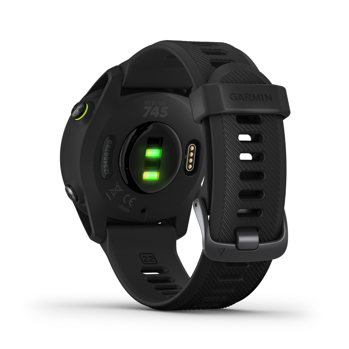 Garmin Forerunner 745 smart watch, black, certified refurbished GPS fitness watch for runners