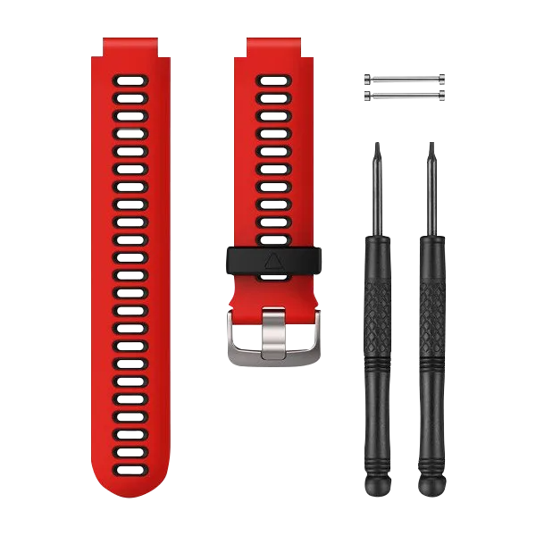 Garmin Lava Red/Black Watch Band (010-11251-0N) by Garmin