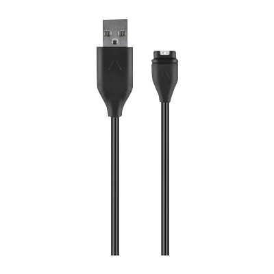 Garmin charging/data cable, 1 m, black, USB-A to Garmin connector